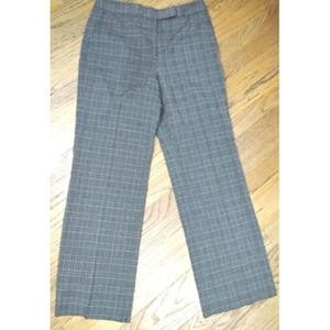 Madison Studio WomenSavannah Fit  Plaid Wide Leg Trousers Dark Academia Size 4